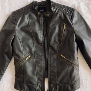 Forever 21 Faux Leather Jacket Small